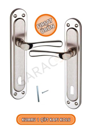 Kaliteli Nikel Kumru Kapı Kolu Oda İçin 1 Çift (Ön Arka Takım)