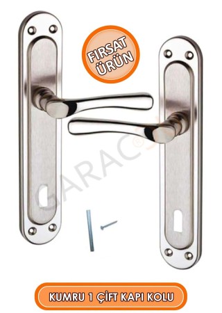 Kaliteli Nikel Kumru Kapı Kolu Oda İçin 1 Çift (Ön Arka Takım)