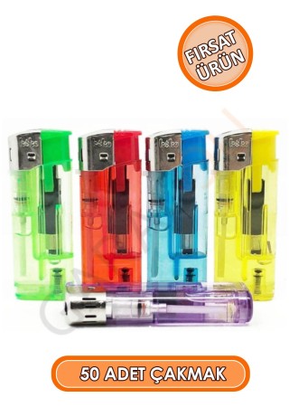 50 Adet Doldurulabilir Manyetolu Çakmak, 1 Paket 50 Adet Toptan Çakmak
