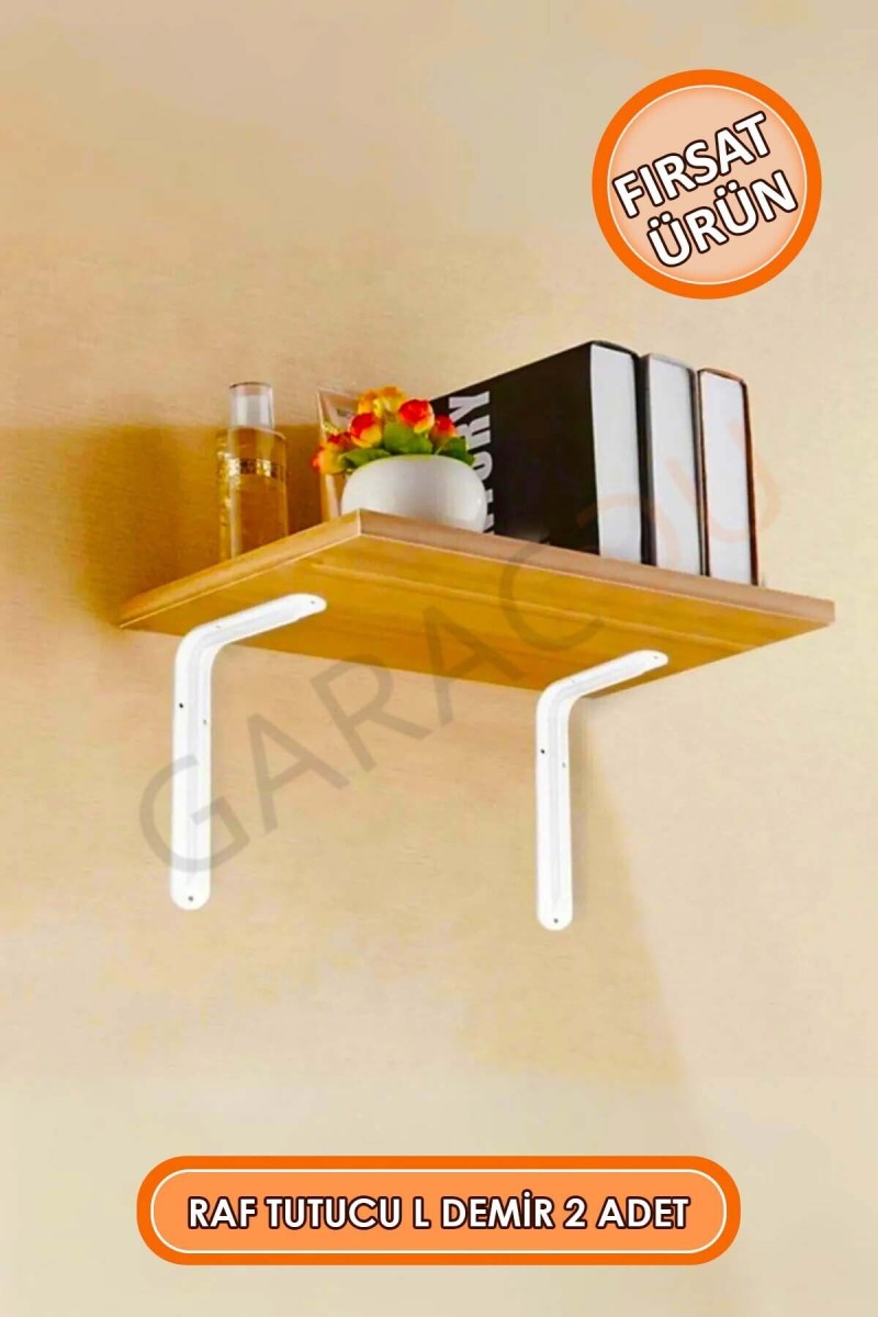 Beyaz Raf Altı Demir Ayak Raf Tutucu L Demir 13x20 cm Duvar Montaj Demir Ayak 2 Adet Beyaz Raf Altı Demir Ayak Raf Tutucu L Demir 13x20 cm Duvar Montaj Demir Ayak 2 Adet