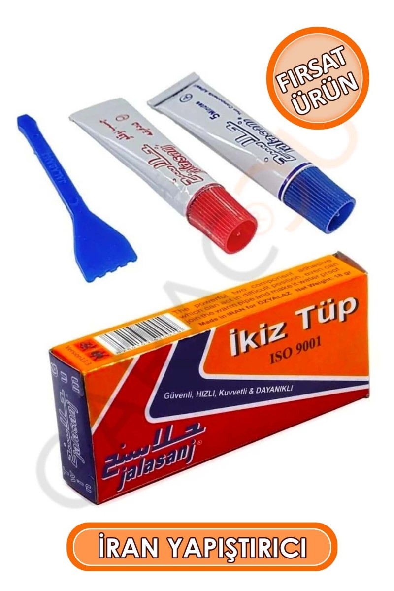 İran Yapıştırıcı İkiz Tüp 20 G Her Türlü Yapıştırma İşleriniz İçin Güçlü Yapıştırıcı İran Yapıştırıcı İkiz Tüp 20 G Her Türlü Yapıştırma İşleriniz İçin Güçlü Yapıştırıcı