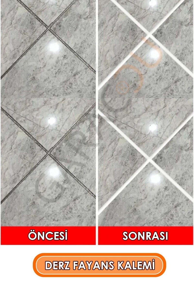 Kirlenen veya Dökülen Fayans Araları İçin Hızlı Kuruyan Pratik Derz Dolgu Kalemi 2 Adet Beyaz Kirlenen veya Dökülen Fayans Araları İçin Hızlı Kuruyan Pratik Derz Dolgu Kalemi 2 Adet Beyaz