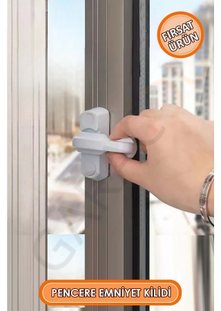 Yüksek Kalite Pimapen Pencere Balkon Kapısı Güvenlik Emniyet Çocuk Kilidi 2 Adet