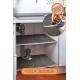 Mutfak ve Banyo Dolabı Lavabo Musluk Altı Su Emici Matı Su Önleyici Mat Paspas Gri 50x80 cm Mutfak ve Banyo Dolabı Lavabo Musluk Altı Su Emici Matı Su Önleyici Mat Paspas Gri 50x80 cm