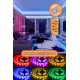 Kumandalı 5 Metre Şerit Led İç ve Dış Mekan İçin Yapışkanlı Aydınlatma Led Kumandalı 5 Metre Şerit Led İç ve Dış Mekan İçin Yapışkanlı Aydınlatma Led