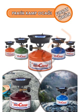 Portatif Mocamp Kamp Ocağı 2025 Model, Piknik Ocağı, Minik Tüp (Çakmak Gazı İle Dolum Yapılabilir)