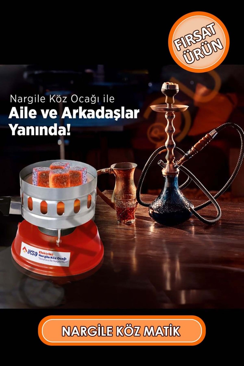 Elektrikli Nargile Köz Matik ve Kamp Kahve Ocağı Makinesi Kırmızı Elektrikli Nargile Köz Matik ve Kamp Kahve Ocağı Makinesi Kırmızı