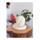 Spiral Kütük Mum 9 cm Kokusuz Beyaz 1 Adet Spiral Kütük Mum 9 cm Kokusuz Beyaz 1 Adet
