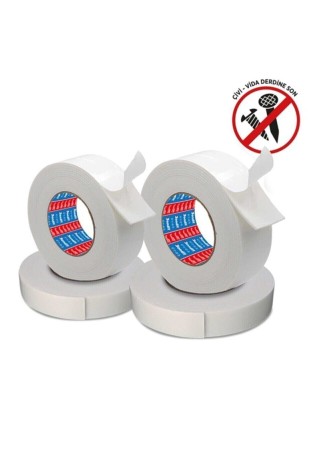 Çift Taraflı Mukavvemetli Köpük Bant 18mm Genişlik 2metre Uzunluktur 5adet Fiyatdır Her Yüzeye Uygun