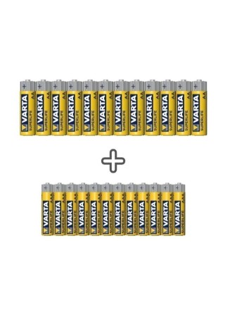 Varta Süperlife 24'lü Özel Pil Paketi (12aa+12aaa) Varta24lükalemince