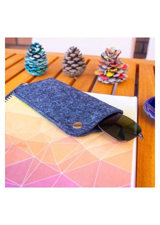 Bellalithe Özel Tasarım Gözlük Kılıfı One Click, Özel Tasarım Gözlük Kabı