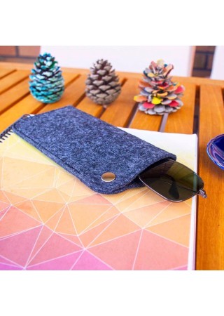 Bellalithe Özel Tasarım Gözlük Kılıfı One Click, Özel Tasarım Gözlük Kabı