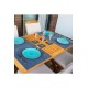 Bellalithe Şık Amerikan Servis Takımı 6 Parça (2 Adet 40x60 Runner, 4 Adet 10x10 Bardak Altlığı) Bellalithe Şık Amerikan Servis Takımı 6 Parça (2 Adet 40x60 Runner, 4 Adet 10x10 Bardak Altlığı)