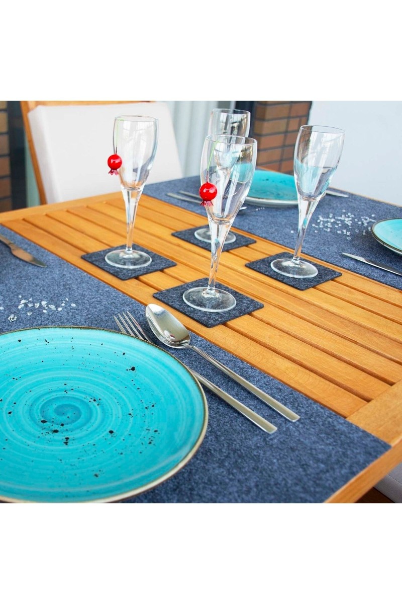 Bellalithe Şık Amerikan Servis Takımı 6 Parça (2 Adet 40x60 Runner, 4 Adet 10x10 Bardak Altlığı) Bellalithe Şık Amerikan Servis Takımı 6 Parça (2 Adet 40x60 Runner, 4 Adet 10x10 Bardak Altlığı)