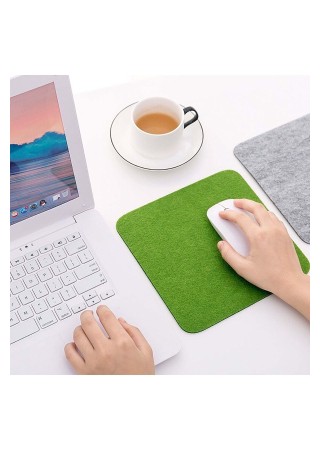 Keçe Yumuşak Dokulu Şık Mouse Pad Yeşil