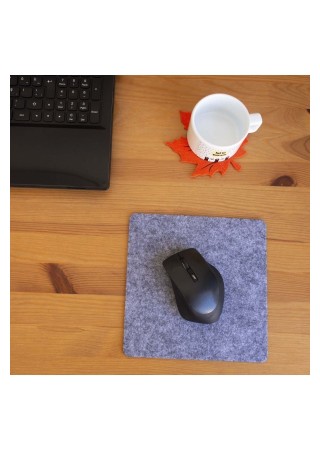 Keçe Yumuşak Dokulu Şık Mouse Pad Gri