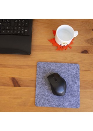 Keçe Yumuşak Dokulu Şık Mouse Pad Gri
