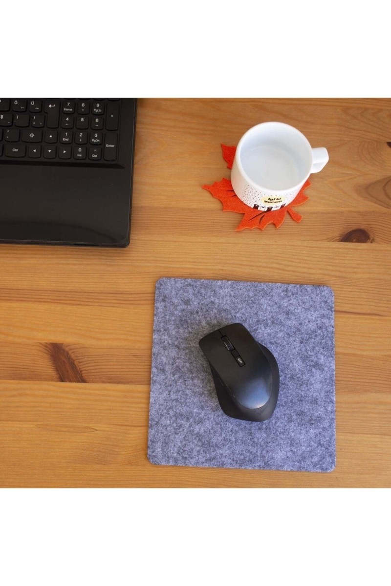 Keçe Yumuşak Dokulu Şık Mouse Pad Gri Keçe Yumuşak Dokulu Şık Mouse Pad Gri
