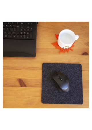 Keçe Yumuşak Dokulu Şık Mouse Pad Antrasit