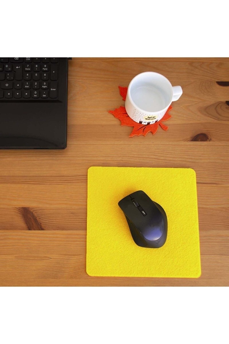 Keçe Yumuşak Dokulu Şık Mouse Pad Sarı Keçe Yumuşak Dokulu Şık Mouse Pad Sarı
