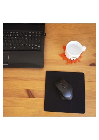 Keçe Yumuşak Dokulu Şık Mouse Pad Siyah