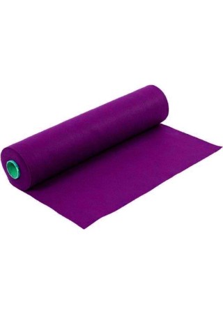 Metrelik Ince Keçe Kumaş 1 Mm Mor - 1 Metre (100 Cm X 100 Cm)
