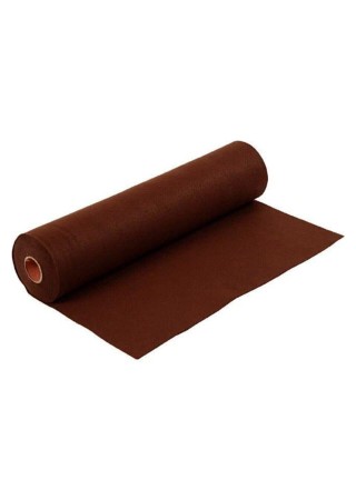 Metrelik Ince Keçe Kumaş 1 Mm Kahverengi - 1 Metre (100 Cm X 100 Cm)