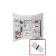 Katlanabilir Seyahat Takı Çantası Cüzdanı Düzenleyici Organizer Gri Katlanabilir Seyahat Takı Çantası Cüzdanı Düzenleyici Organizer Gri