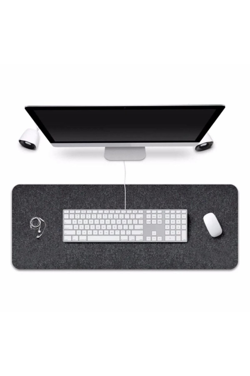 Masa Üstü Düzenleyici Şık Görünümlü Mouse Pad Antrasit 30x80 cm Masa Üstü Düzenleyici Şık Görünümlü Mouse Pad Antrasit 30x80 cm