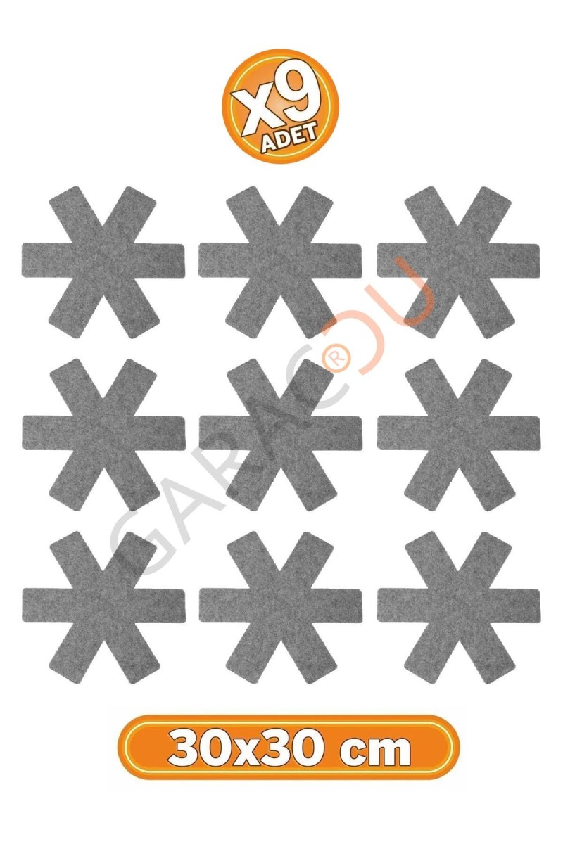 Tava Tencere ve Borcam Koruyucu Çizdirmez Keçe 9'lu Set 30x30 cm Tava Tencere ve Borcam Koruyucu Çizdirmez Keçe 9'lu Set 30x30 cm