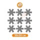 Tava Tencere ve Borcam Koruyucu Çizdirmez Keçe 9'lu Set 30x30 cm Tava Tencere ve Borcam Koruyucu Çizdirmez Keçe 9'lu Set 30x30 cm