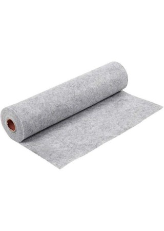 Rulo Bazlı Ince Keçe Kumaş 10 Metre Kırçıllı Gri (1x10 Metre)