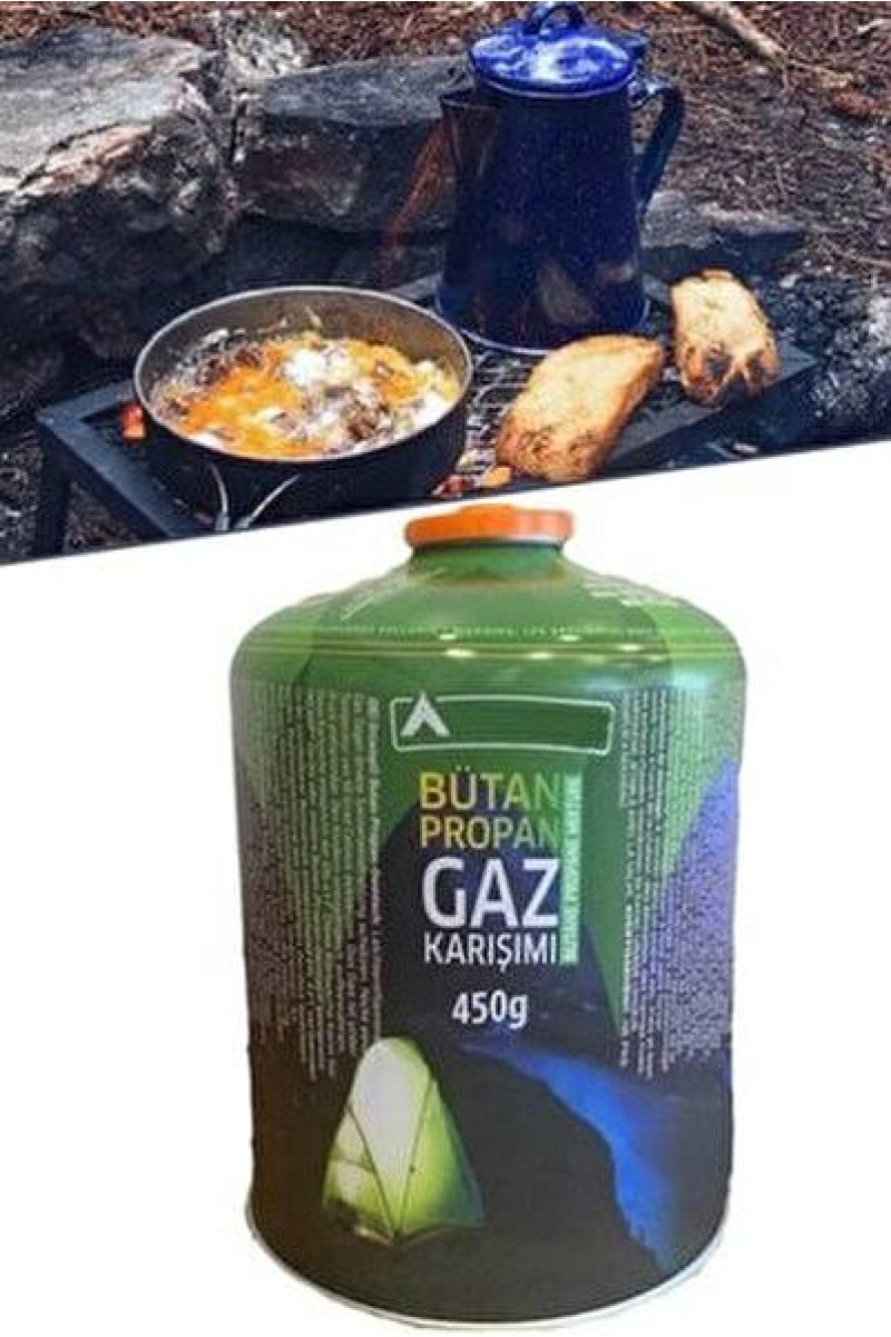 Orcamp 1410 Kts 450 gr Vidalı Kartuş Bütan Propan Karışımı Gaz Tüpü